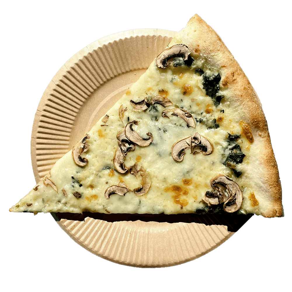 スピナッチピザスライス NYスタイルピザ